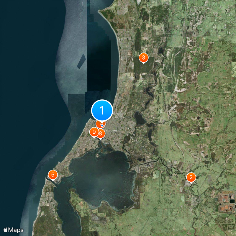 Mandurah Map