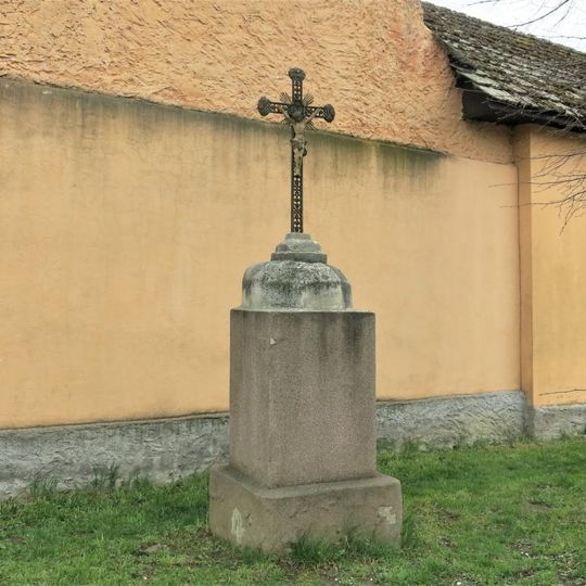 Kříž v Kateřinské ulici v Záboří nad Labem