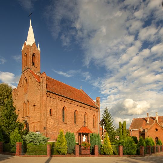 Zespół kościoła Podwyższenia Krzyża Św. w Głuchowie Górnym