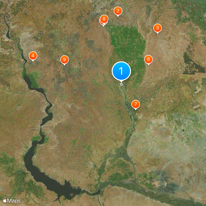 Tell Abyad Map