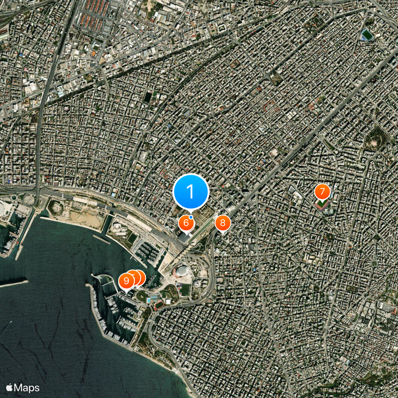 National Library of Greece Map