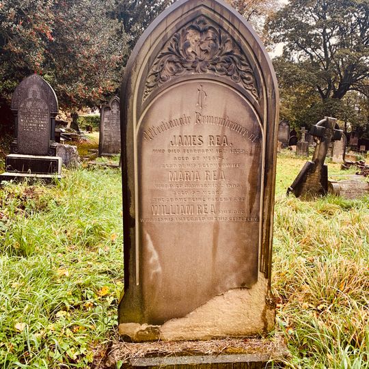 Tomb Of Tm Richardson About 20 Metres South West Of Jesmond Cemetery Gateway