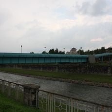 Lávka přes Ostravici z náměstí Jurije Gagarina