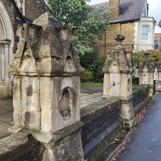 Boundary Wall To The Congregational Church