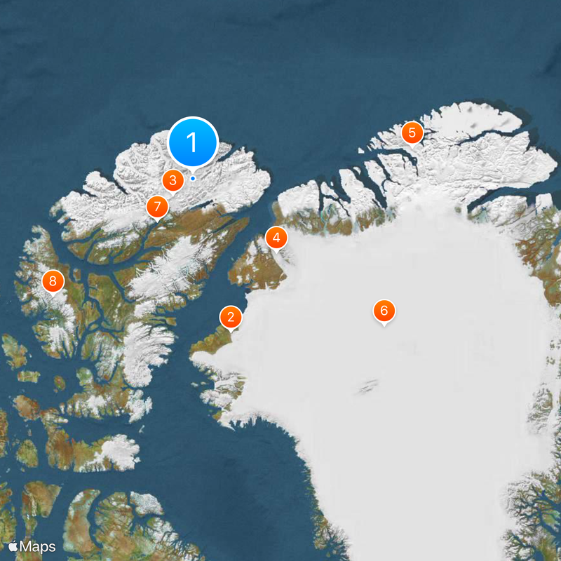 Quttinirpaaq National Park Map