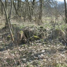 Ruina kaple v zaniklé vsi Horní Šebířov