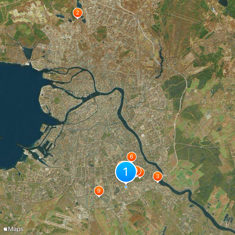 Dunayskaya Map