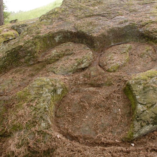Gneiss boulders "Pagan offering site"