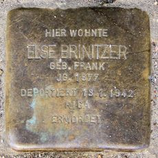 Stolperstein dedicated to Else Brinitzer