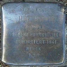 Stolperstein dedicated to Hugo Horwitz