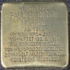Stolperstein en memoria de Paul Heinrich Möhrke