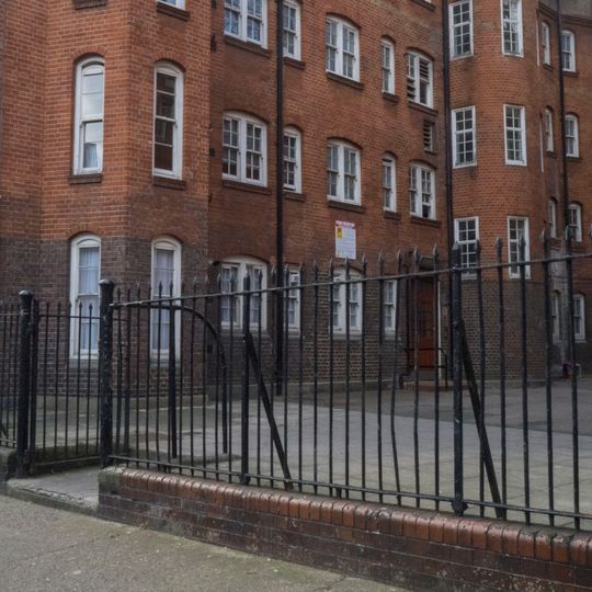 Iron Railings Gate And Gate Piers Between Laleham House And Hedsor House