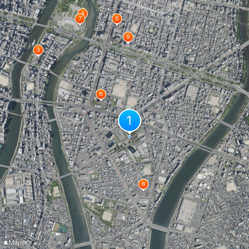 Hiroshima University Map