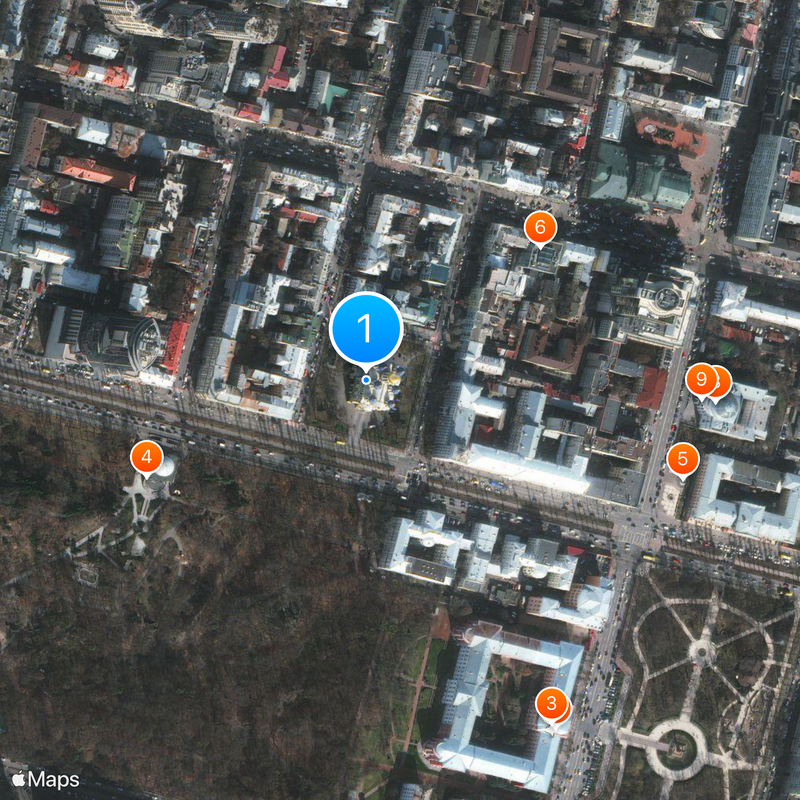 St Volodymyr's Cathedral Map