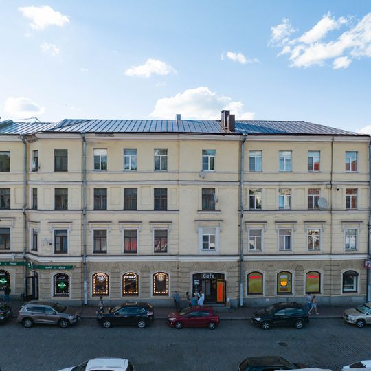 Thesleff House on Severny Val Street, 21 in Vyborg