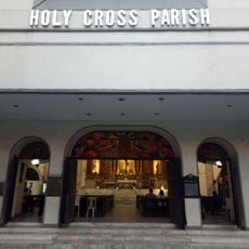 Shrine of the Holy Cross historical marker