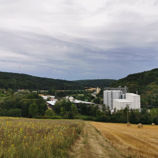 ZG Raiffeisen Getreidesilo Bahnhof Dittwar