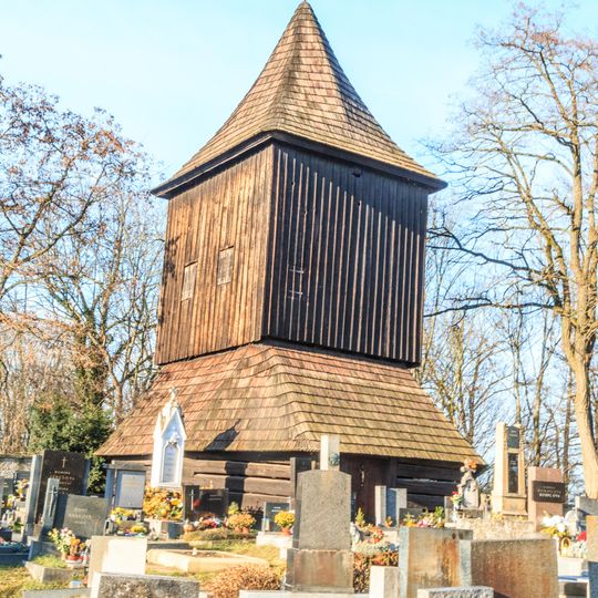 Bell tower near the church of Saint John the Baptist