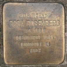 Stolperstein dedicated to Rosa Rosenberg
