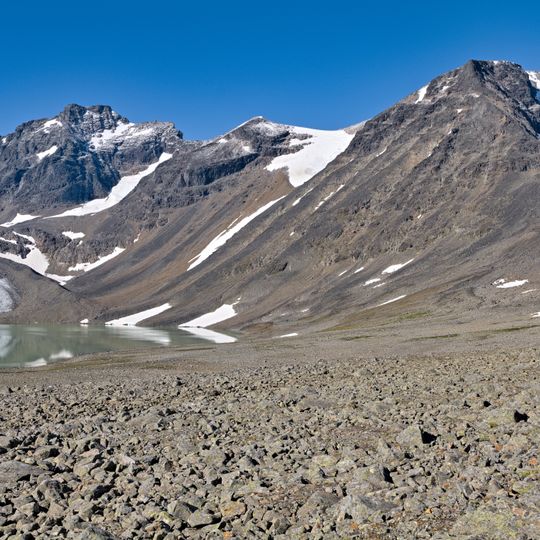 Sydvästra Kaskasatjåkkaglaciären