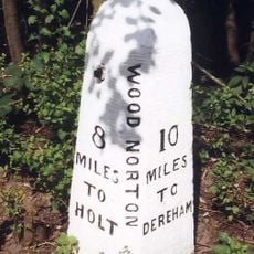 Milestone, 100m S of Lyng Hall Rd