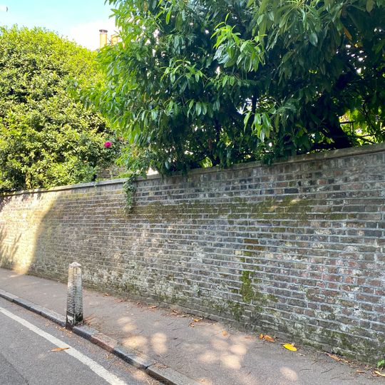 Wall To South Of Hillside