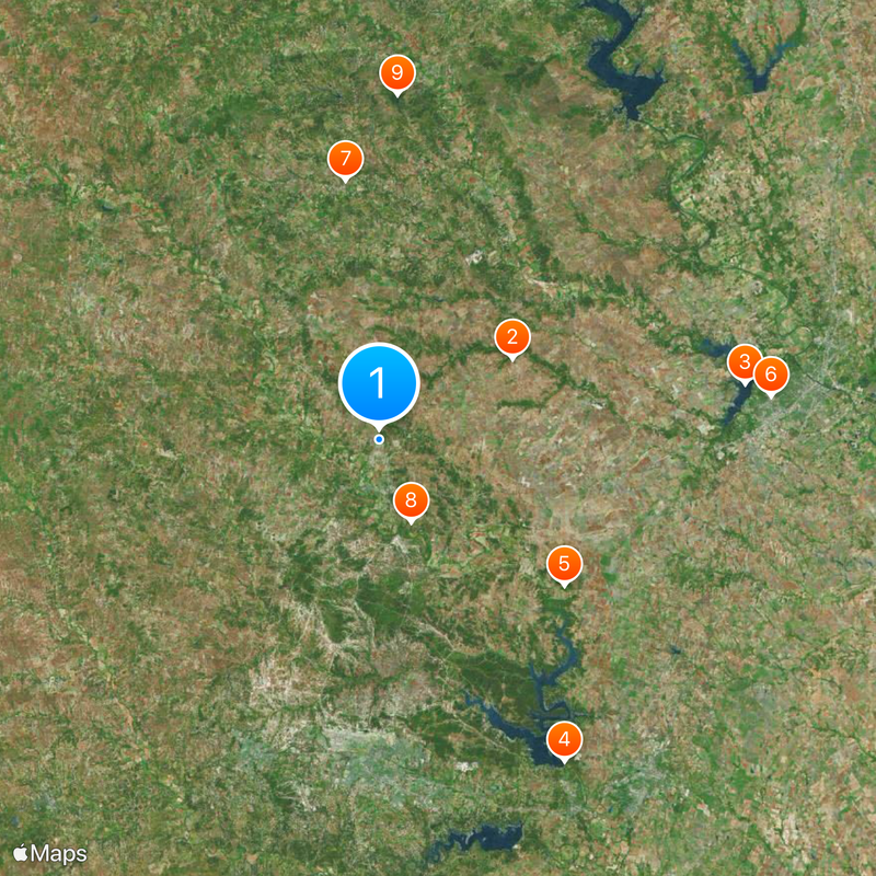 Unidad Mountain View Mapa