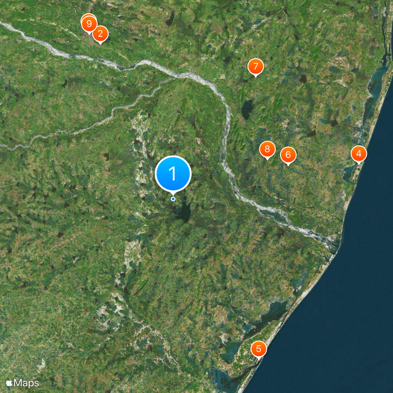 Vedanthangal Bird Sanctuary Map