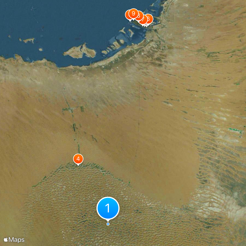 Shaybah Map