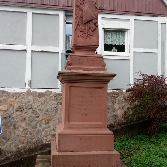Franco-Prussian War memorial in Oberlauda