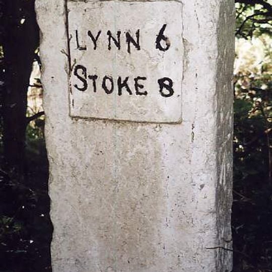 Milestone, between 40/// & 40// speed signs