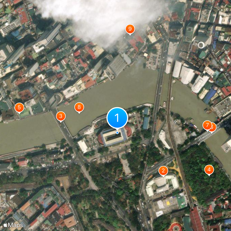 Manila Central Post Office Map