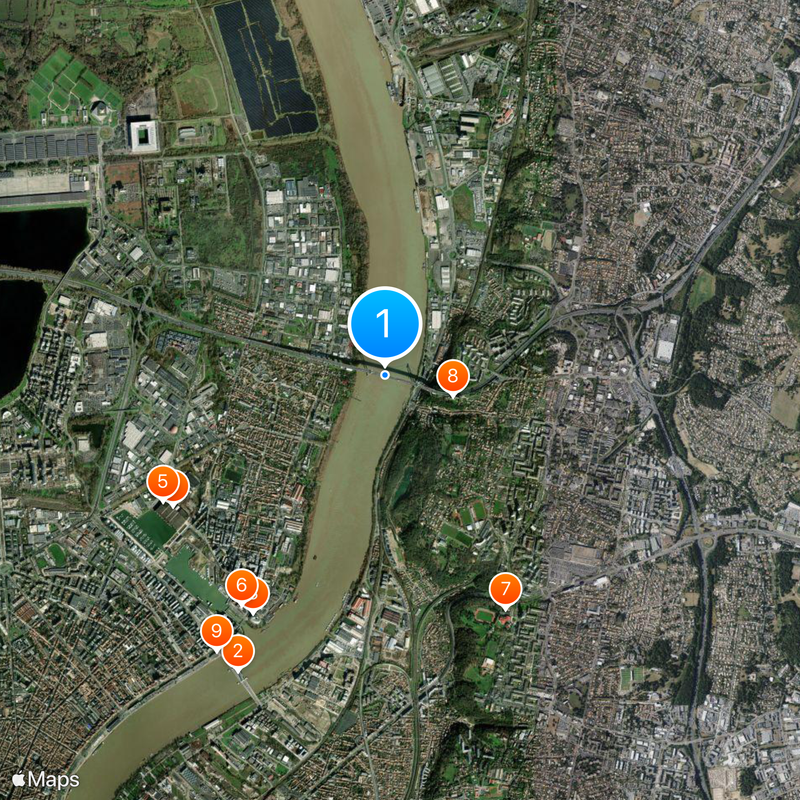 Pont d'Aquitaine Map