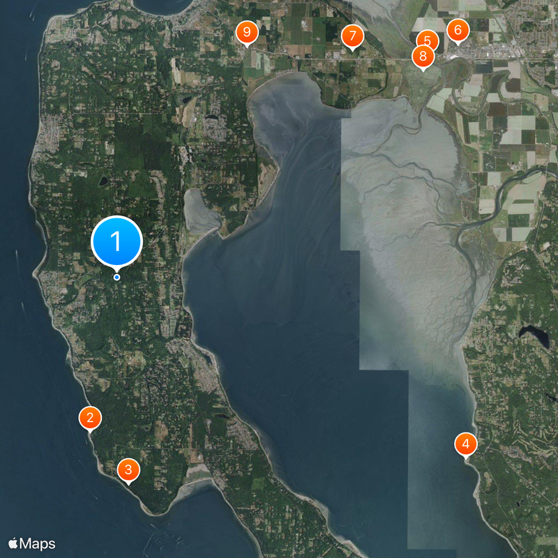 Camano Island Map