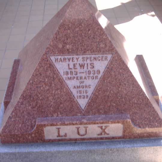 Gravestone of Harvey Spencer Lewis