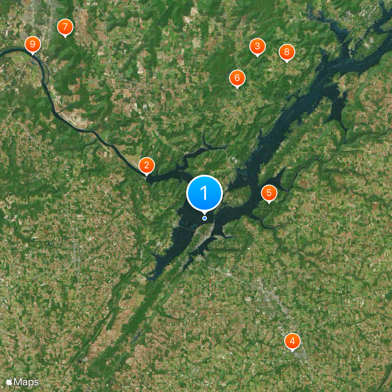 Contea di Marshall Mappa