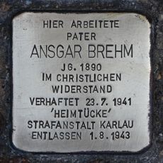 Stolperstein en memoria de Ansgar Brehm