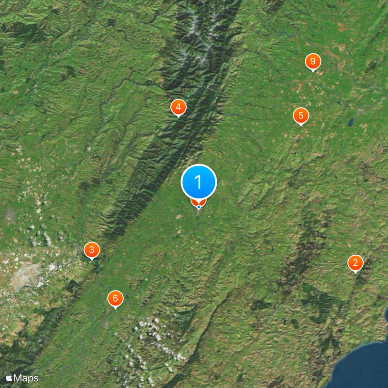 Dannevirke Map