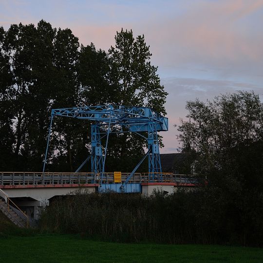 Klappbrücke über die Königsberger Weichsel
