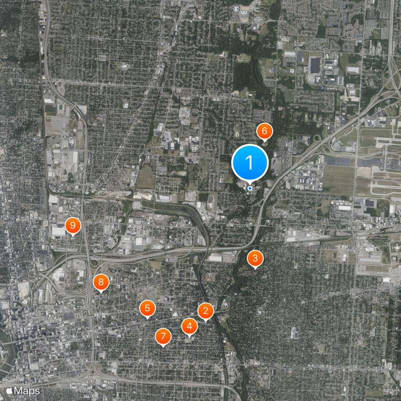 Ohio Dominican University Map