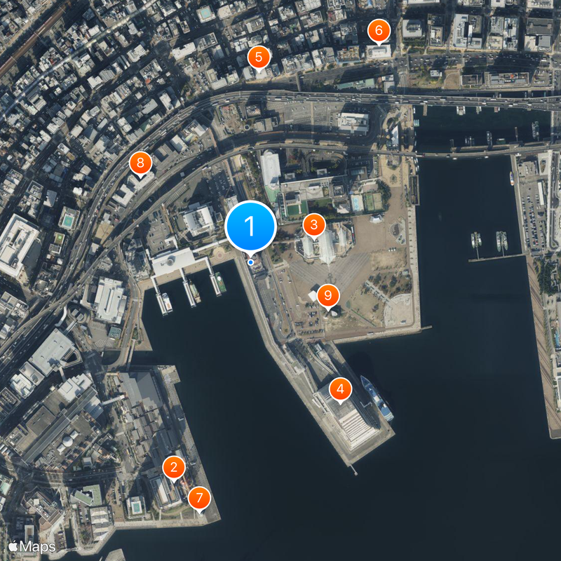 Kobe Port Tower Map