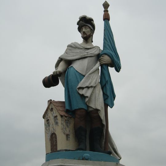 Socha sv. Floriana v Lukově