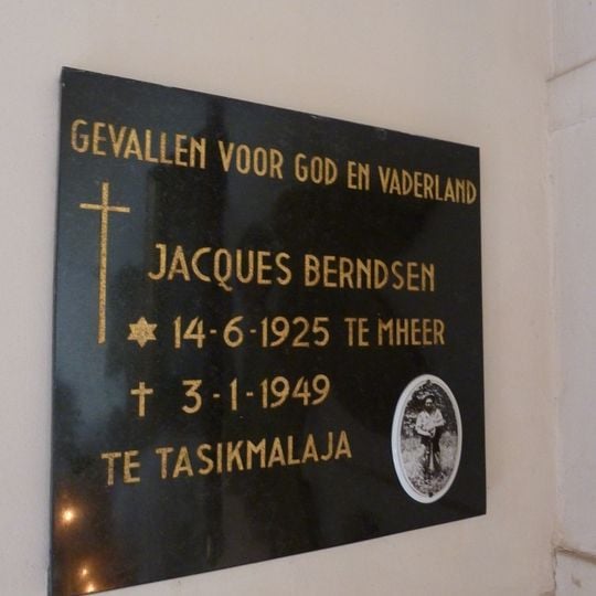 Plaquette Jacques Berndsen
