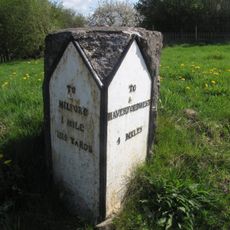 Milepost near Redstock Bridge