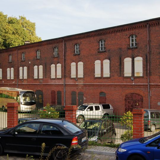 Składnica pontonowa I, ob. budynek handlowo-usługowy