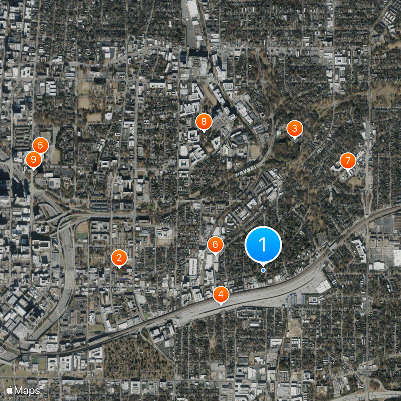 Inman Park Map