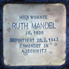 Stolperstein dedicated to Ruth Mandel