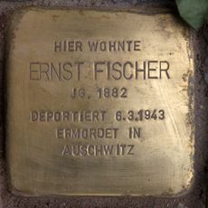 Stolperstein dedicated to Ernst Fischer