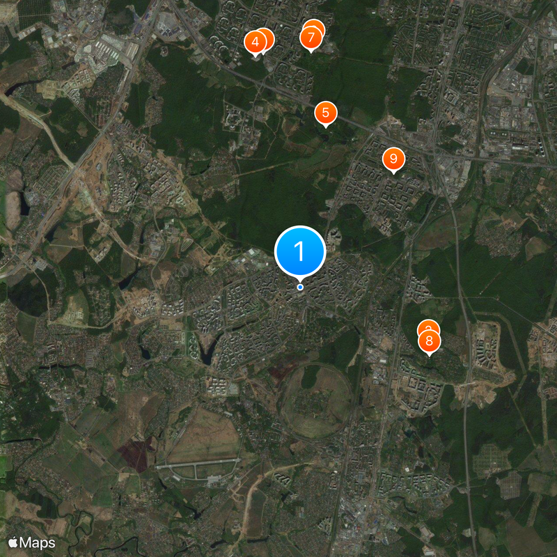 Yuzhnoye Butovo District Map