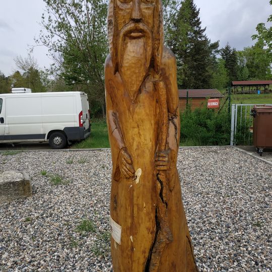 Statue Druid in Týnec nad Sázavou